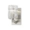 Z-Lite Aubrey 1 Light Wall Sconce, Brushed Nickel & Clear 1931-1S-BN - alternate 1